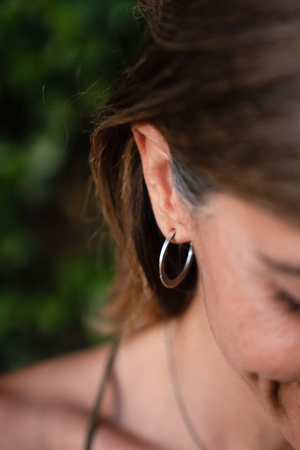 925 Sterling silver hoop earrings