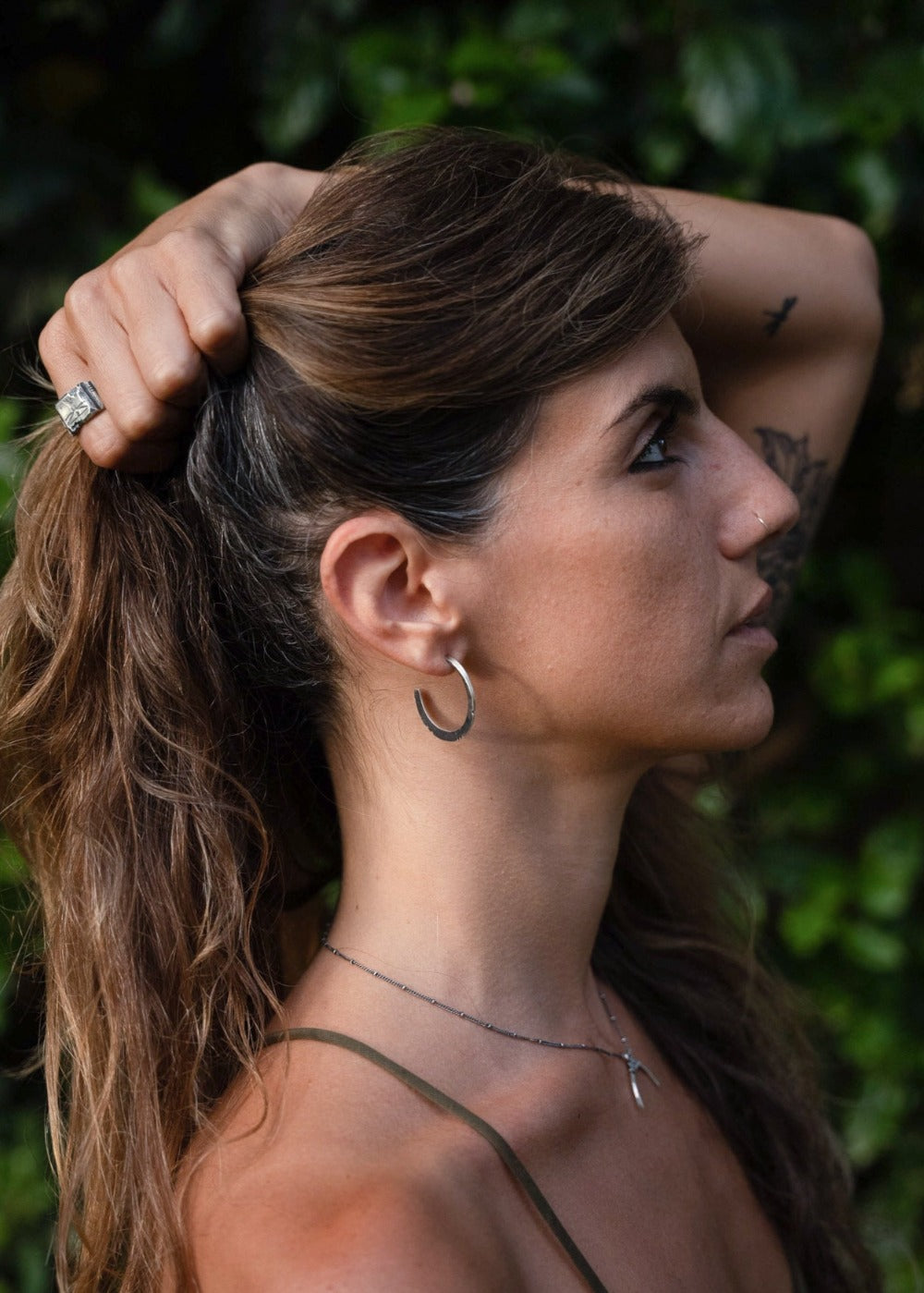 925 Sterling silver hoop earrings