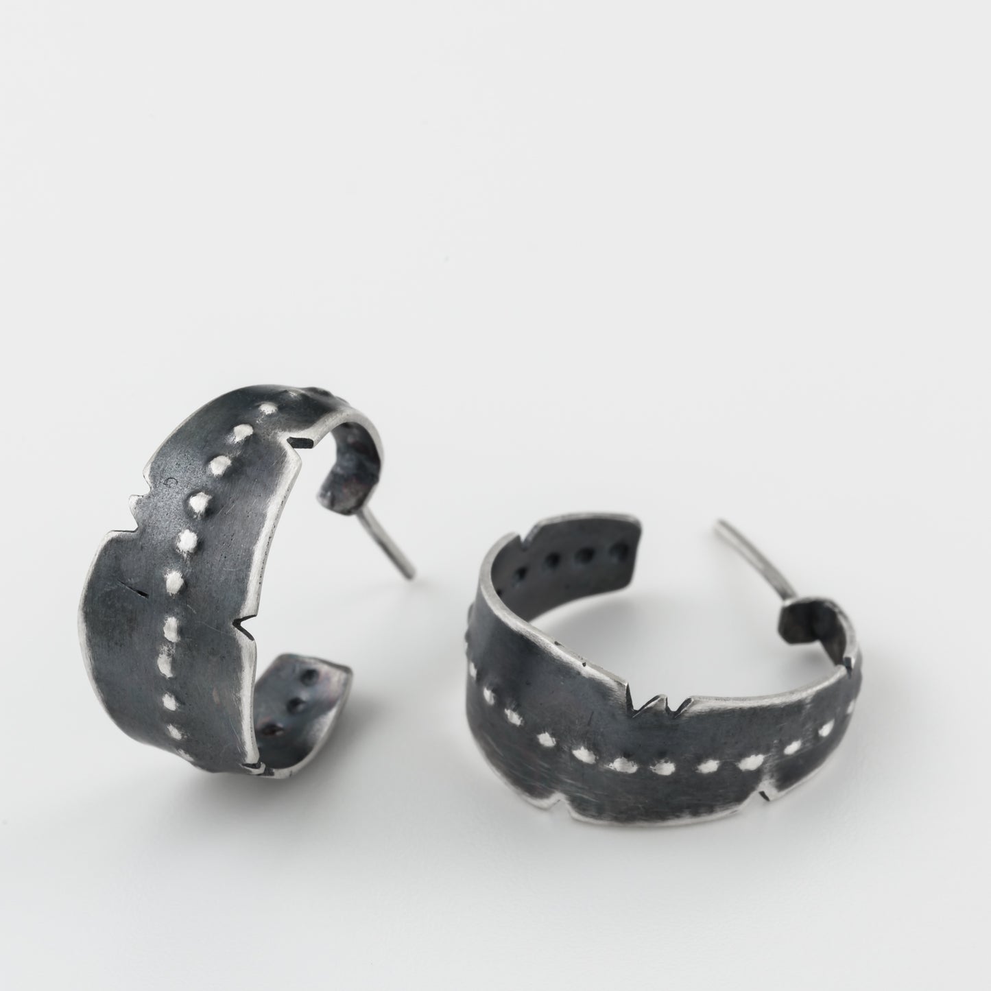 Dotted Hoop Earrings