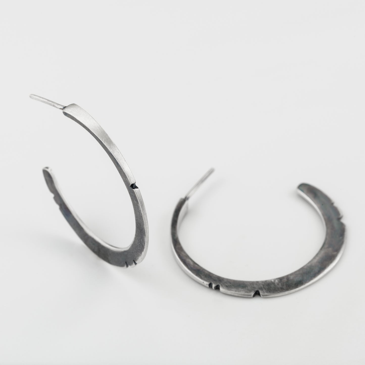 925 Sterling silver hoop earrings